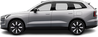 Side view photo of Volvo EX90 Twin Motor (2024-…) on transparent background