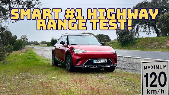 Video: Smart #1 Range test - 120Km/h Highway