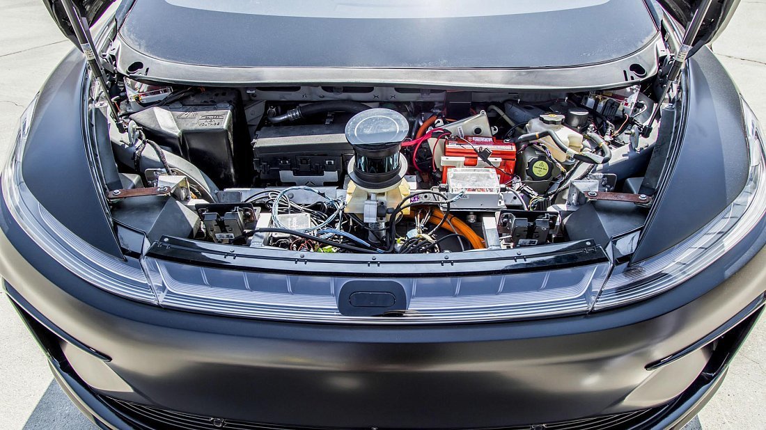 Faraday Future FF 91 2.0 Futurist Alliance (2023-…) frunk, front trunk, under hood, storage, cargo, capacity, bonus space