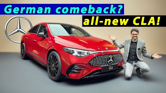 Video: A true game changer? all-new Mercedes CLA PREMIERE - electric or petrol!