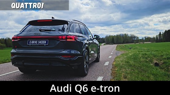 Video: 2025 Audi Q6 e-tron quattro 388hp | Walkaround | Acceleration | Fly by | Range test | 4K