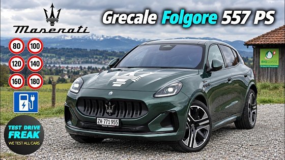 Video: 2026 Maserati Grecale Folgore 557 PS TEST DRIVE with Electric Consumption Range Performance Review