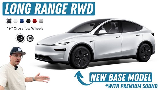 Video: Tesla Launches New Base Model Y In The US! Long Range RWD Specs, Pricing & Features