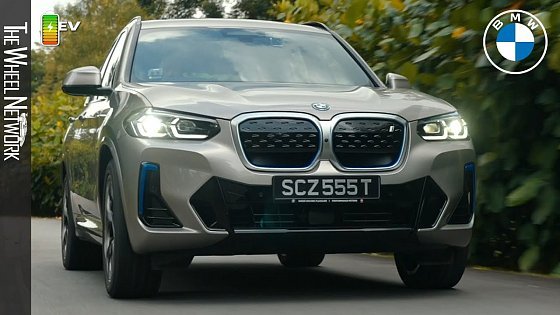 Video: 2022 BMW iX3 | Cashmere Silver | Driving, Interior, Exterior (Singapore)