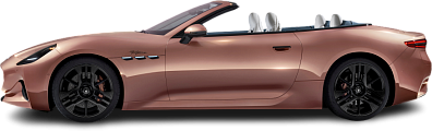Photo Maserati GranCabrio Folgore (2024-…) side view, tranparent background
