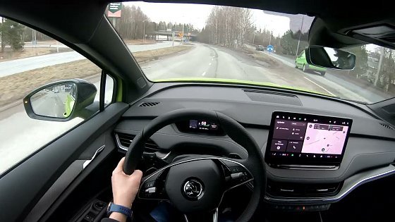 Video: [2024] Skoda Enyaq RS POV DRIVE