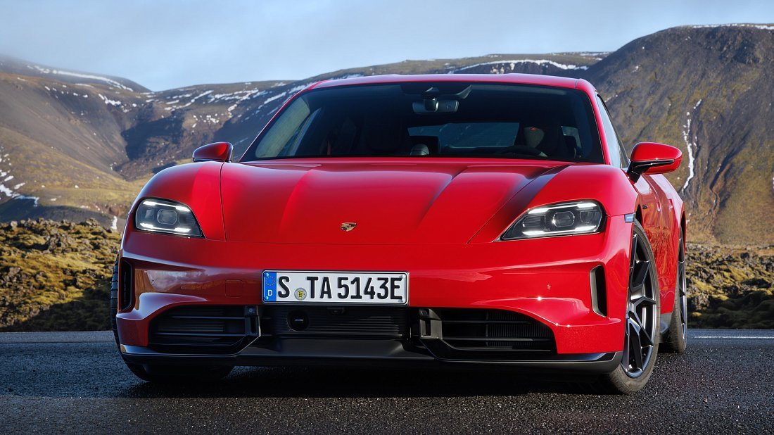 Porsche Taycan GTS (2024-...) front fascia photo, grille, headlights, bumper, exterior