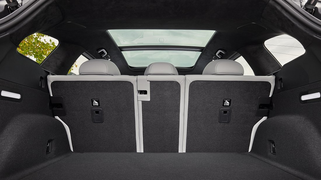 NIO EL6 Long Range (2023-…) trunk photo, boot, seats up, seats upright, cargo space, cargo volume, cargo capacity, storage