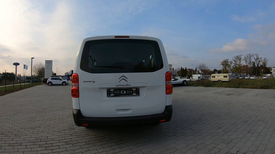 Citroën e-Jumpy Combi M 75 kWh (2020-2024) rear view, taillights, trunk, spoiler, badge, bumper, exterior