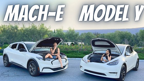 Video: Ford Mustang Mach-E vs Tesla Model Y (Why would you get this?)