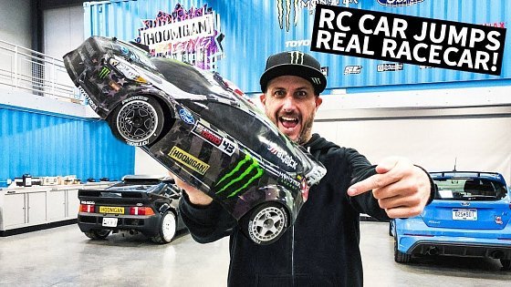 Video: Ken Block&#39;s 1/8 Scale RC Shred Session... Around Real Racecars!