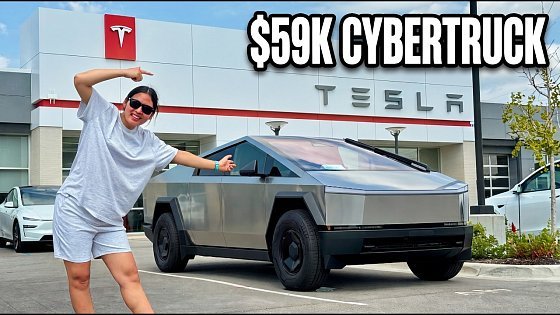 Video: We Bought Our FIRST NEW CAR... A 2026 Base Cybertruck AWD!