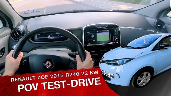 Video: Renault ZOE 2015 R240 22 kW | POV Test-Drive