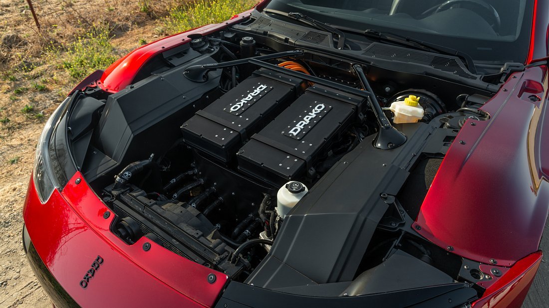 Drako Motors GTE First Edition (2020-…) frunk photo, front trunk, under hood, storage, cargo, capacity, bonus space