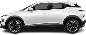 Side view photo of VinFast VF 6 Eco (2024-…) on transparent background