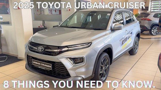 Video: 2025 Toyota Urban Cruiser: 8 Things You Need To Know About This Car.
