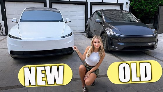 Video: Exclusive Look at the New CHEAPER Model Y - Side By Side