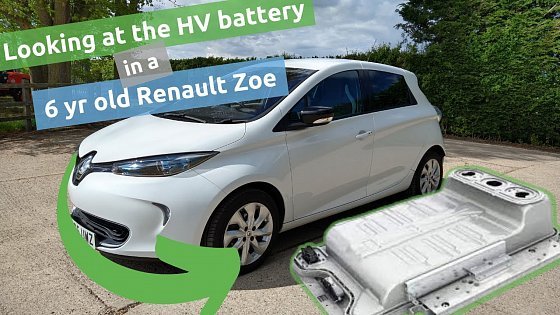 Video: How long to do EV batteries last? Lets look at a 6 year old Renault Zoe 22kWh electric car.