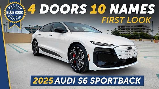 Video: 2025 Audi S6 Sportback e-tron | First Look