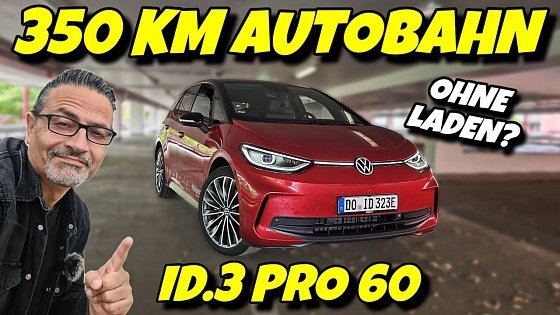 Video: Das Volksauto? VW ID.3 Pro 60 Autobahnreichweite und Ladezeit im Test. #ev