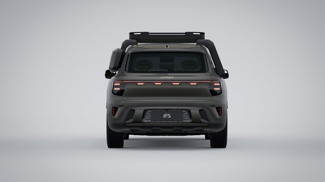 Smart #5 Summit Edition (2025-…) rear view photo, taillights, trunk, spoiler, badge, bumper, exterior