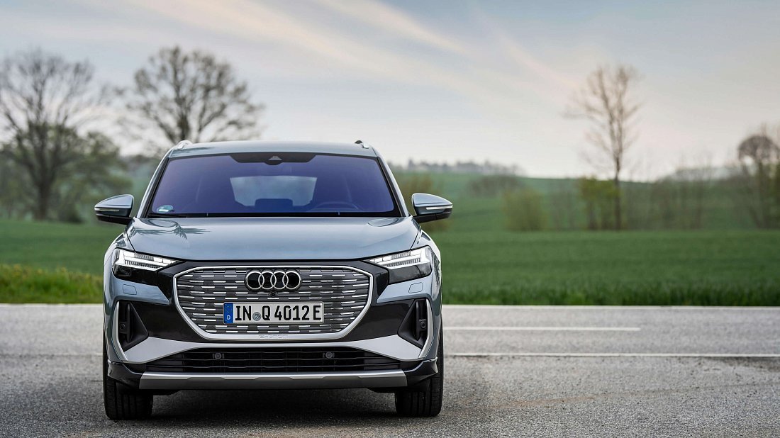 Audi Q4 e-tron 50 quattro (2021-2024) front fascia, grille, headlights, bumper, exterior