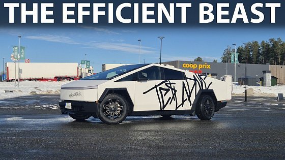 Video: Tesla Cybertruck Long Range range test