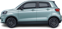 Side view photo of Leapmotor T03 (2024-..) on transparent background