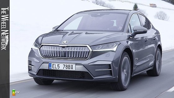 Video: 2024 Skoda Enyaq Coupe 85x Laurin &amp; Klement | Graphite Grey | Driving, Interior, Exterior