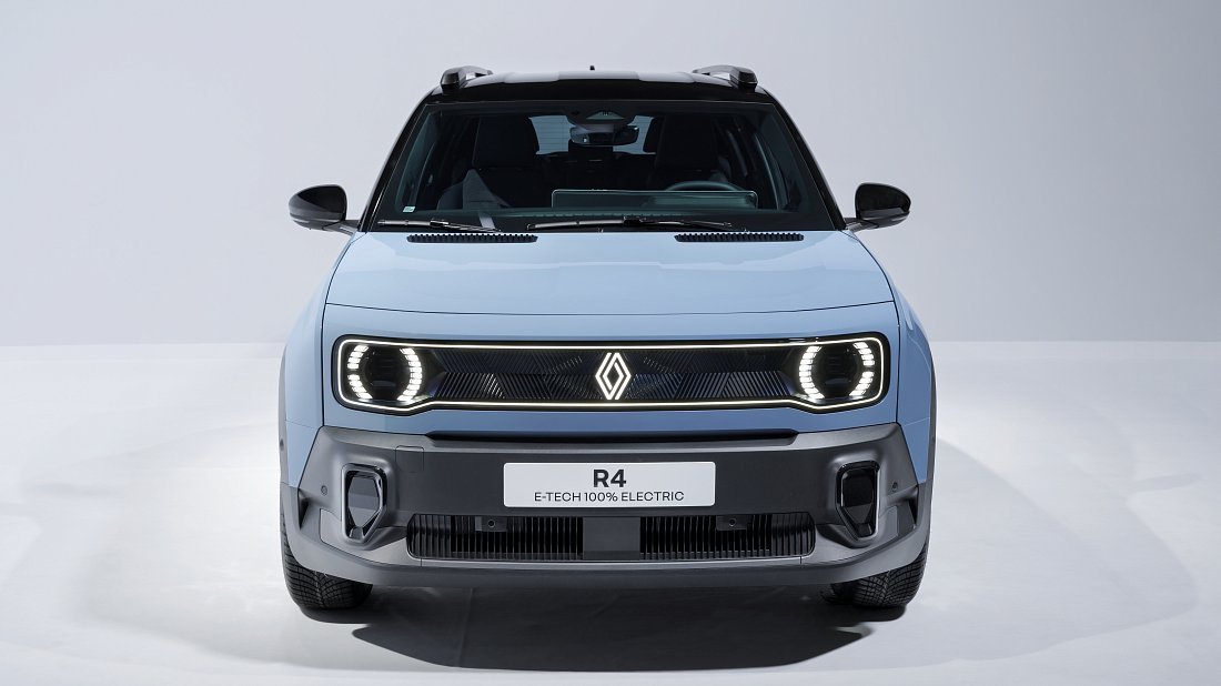 Renault 4 E-Tech EV40 120hp (2025-...) front fascia, grille, headlights, bumper, exterior