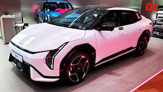 Video: New 2026 KIA EV4 GT-line Long Range, Snow White Pearl : 4K Exterior & Interior Detail Cut #DCUT