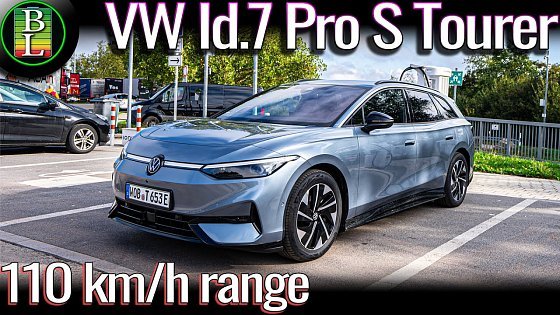 Video: VW Id.7 Pro S Tourer 91 kWh - 110 km/h (68mph) range test