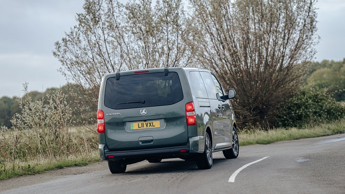 Opel Zafira Electric Life L3 50 kWh (2024-...) rear view, taillights, trunk, spoiler, badge, bumper, exterior