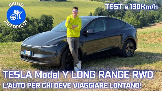 Video: TESLA MODEL Y RWD LONG RANGE - Autonomia da Record per la categoria con soli 75kWh di batteria!