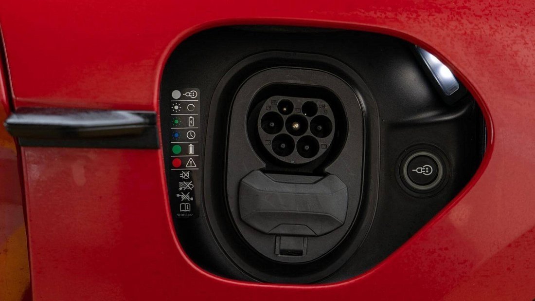 Porsche Taycan GTS (2022-2024) charge port Europe, charging, inlet, plug, connector