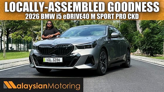 Video: 2026 BMW i5 eDrive40 M Sport Review – CKD-Goodness All Around? | #Review