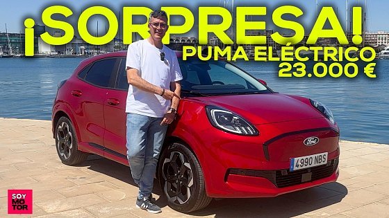 Video: PRIMERA PRUEBA FORD PUMA GEN-E | ¿El mejor SUV eléctrico urbano? | Coches SoyMotor.com