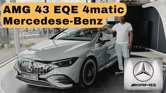 Video: Mercedes Benz EQE AMG 43 EQE 4Matic Review: Exploring the Hottest Electric Vehicles! #cars