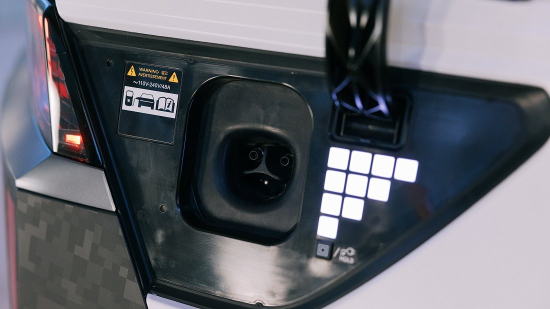 Hyundai Ioniq 5 Standard Range RWD (2024-…) charge port USA, charging, inlet, plug, connector