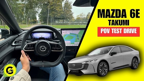 Video: 2025 Mazda 6e Takumi POV Test Drive | 258 HP - 320Nm