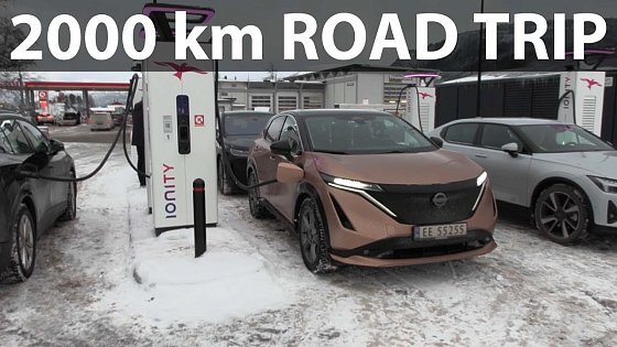Video: #80 Nissan Ariya 87 kWh FWD road trip to Arctic Circle part 1