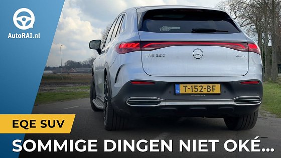 Video: MERCEDES-BENZ EQE SUV: 100% OKE? NEE! - REVIEW - AutoRAI TV