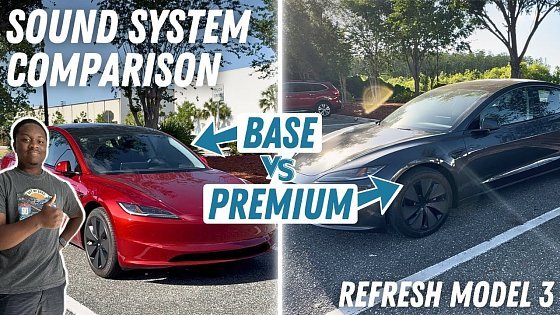 Video: Tesla Model 3 Sound Systems Compared! Standard (Base) vs. Premium Audio