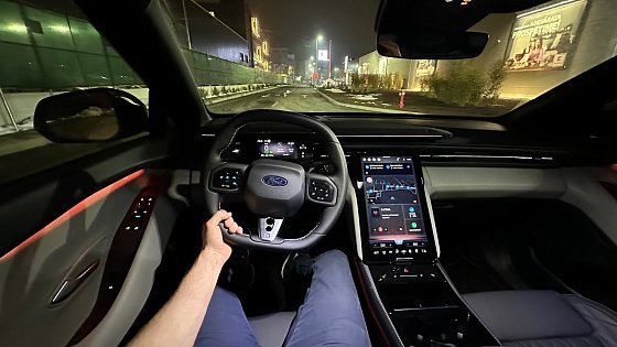 Video: Ford Capri 2025 Night Test Drive