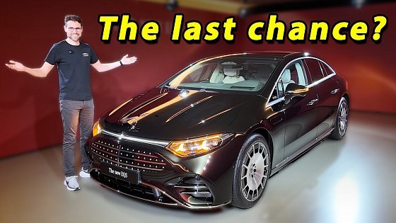 Video: Finally the S-Class EV? 2027 Mercedes EQS facelift with steer-by-wire test!