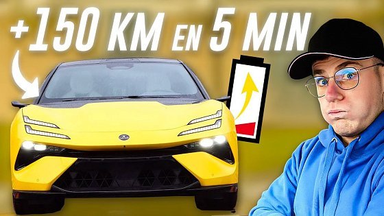 Video: Cette voiture se recharge plus vite qu'un téléphone ! ⚡️? (Lotus Emeya)