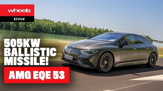 Video: 2023 Mercedes-AMG EQE 53 review: a SILENT AMG!? | Wheels Australia