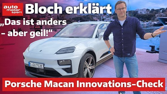 Video: Innovations-Check Porsche Macan (2024): "Das ist anders, aber geil!" - Bloch erklärt #249 | ams