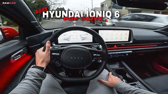 Video: 2023 Hyundai IONIQ 6 Long Range RWD - POV Test Drive 4K