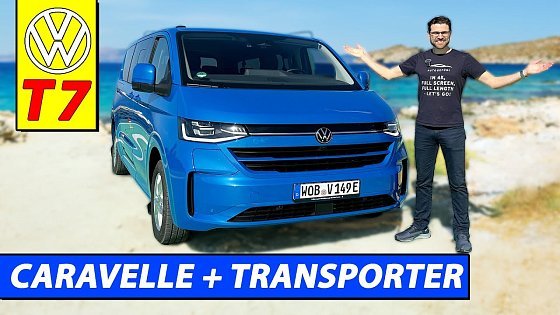 Video: Microbus test: How the all-new VW T7 Caravelle & Transporter differ from Multivan and ID Buzz
